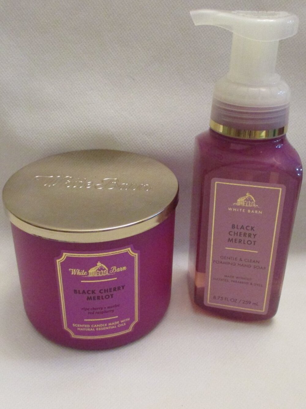 Bath & Body Works 2 piece bundle - Black Cherry Merlot
